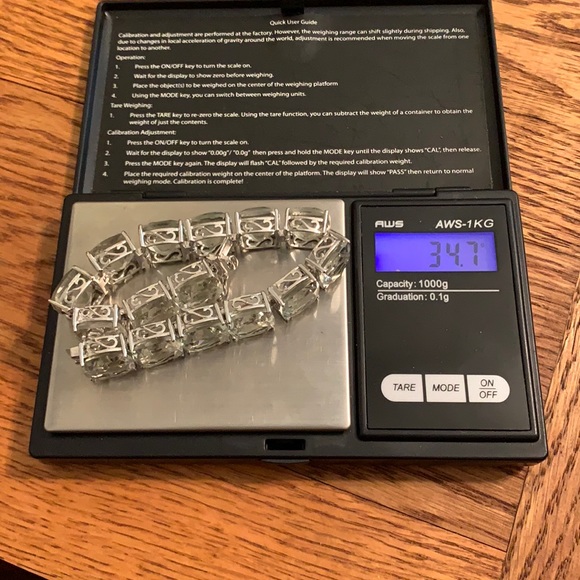 Paul Deasy Sterling Silver Cushion Cut Prasiolite Huge Tennis Bracelet - Picture 16 of 17